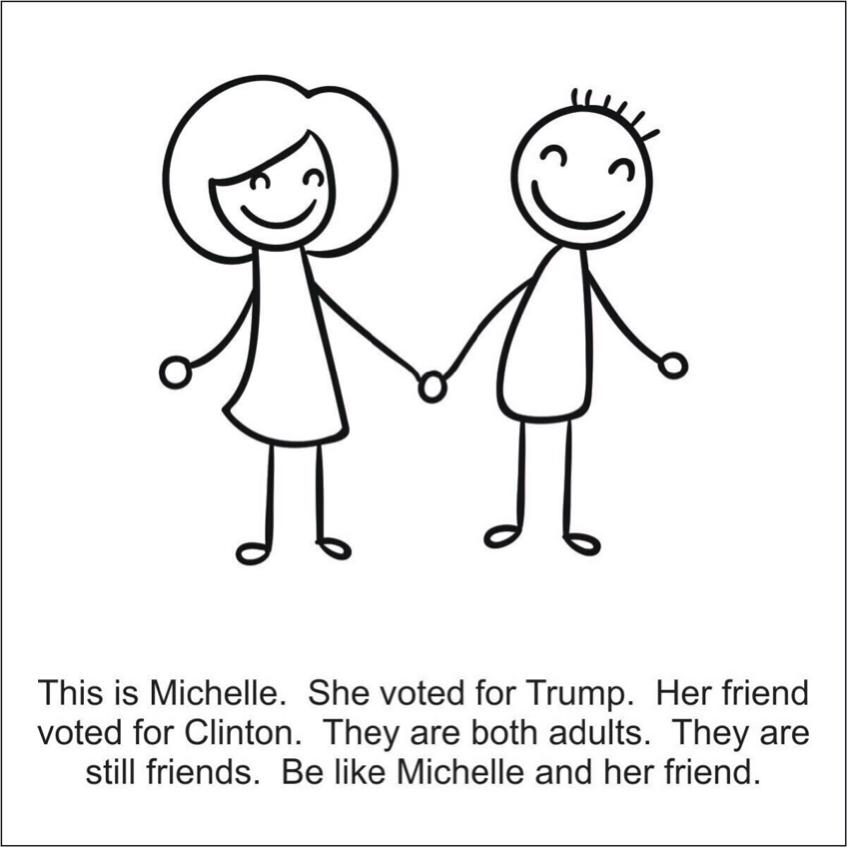 Michelle endorsed a racist, misogynist candidate